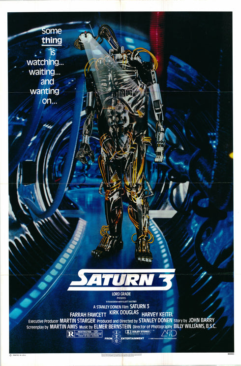 saturn 3 1980 one sheet poster folded